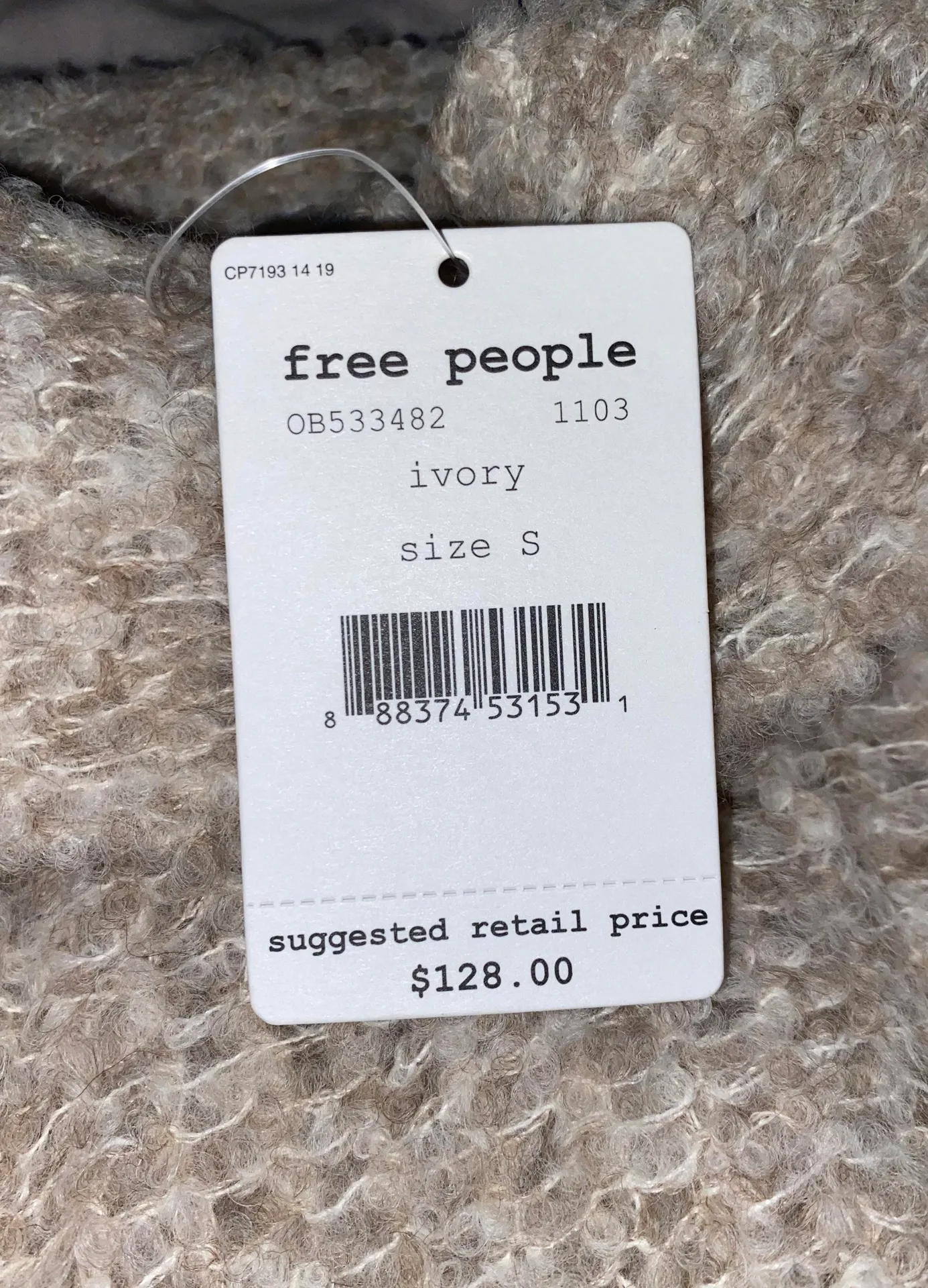 Free People Sweater NWT - Image 4