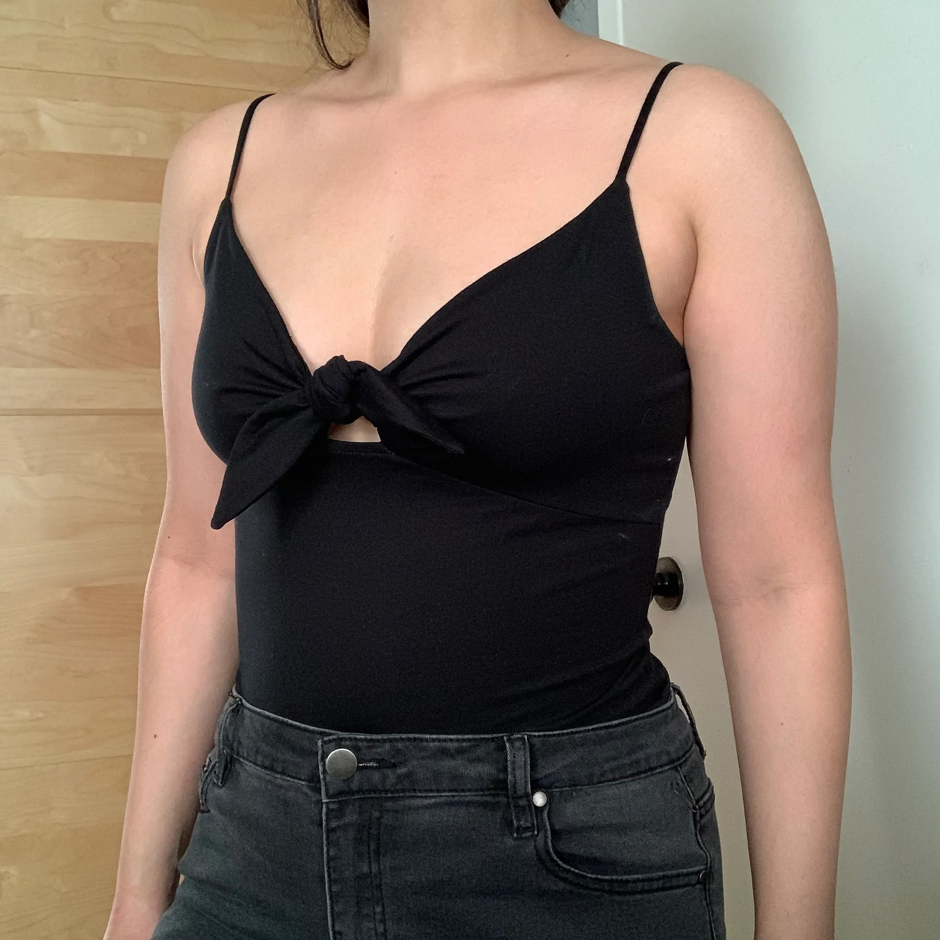 EXPRESS Tie Front knot bow Cami tank top - Image 6