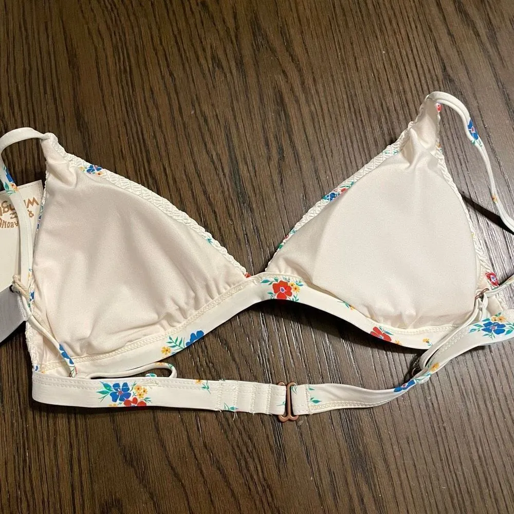 Billabong Wrangler Meadowlands Ceci Triangle Bikini Top L, NWT - Image 3