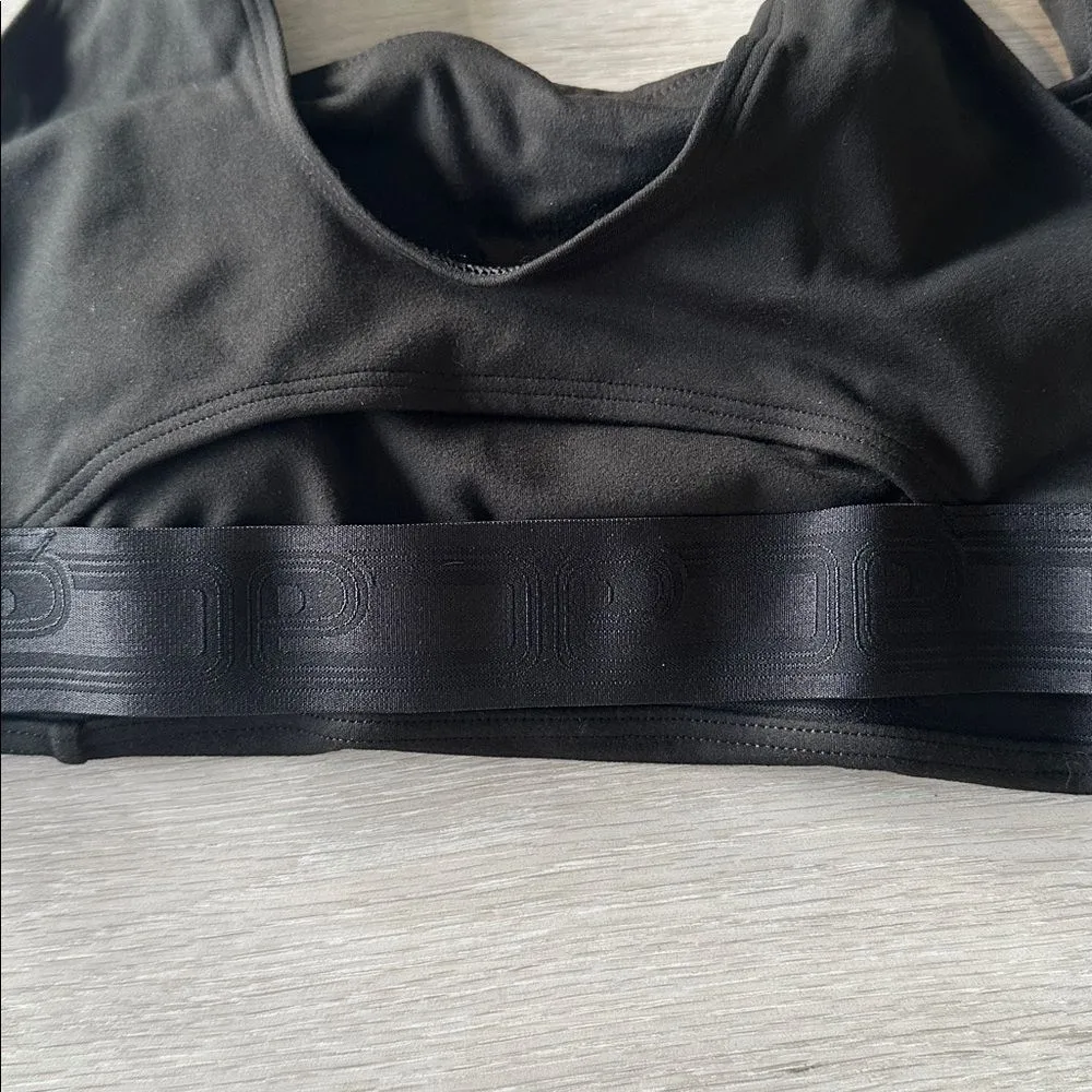 Victoria Secret Pink Ultimate Squareneck Sports Bra Black XL NWT IN PACKAGE - Image 8