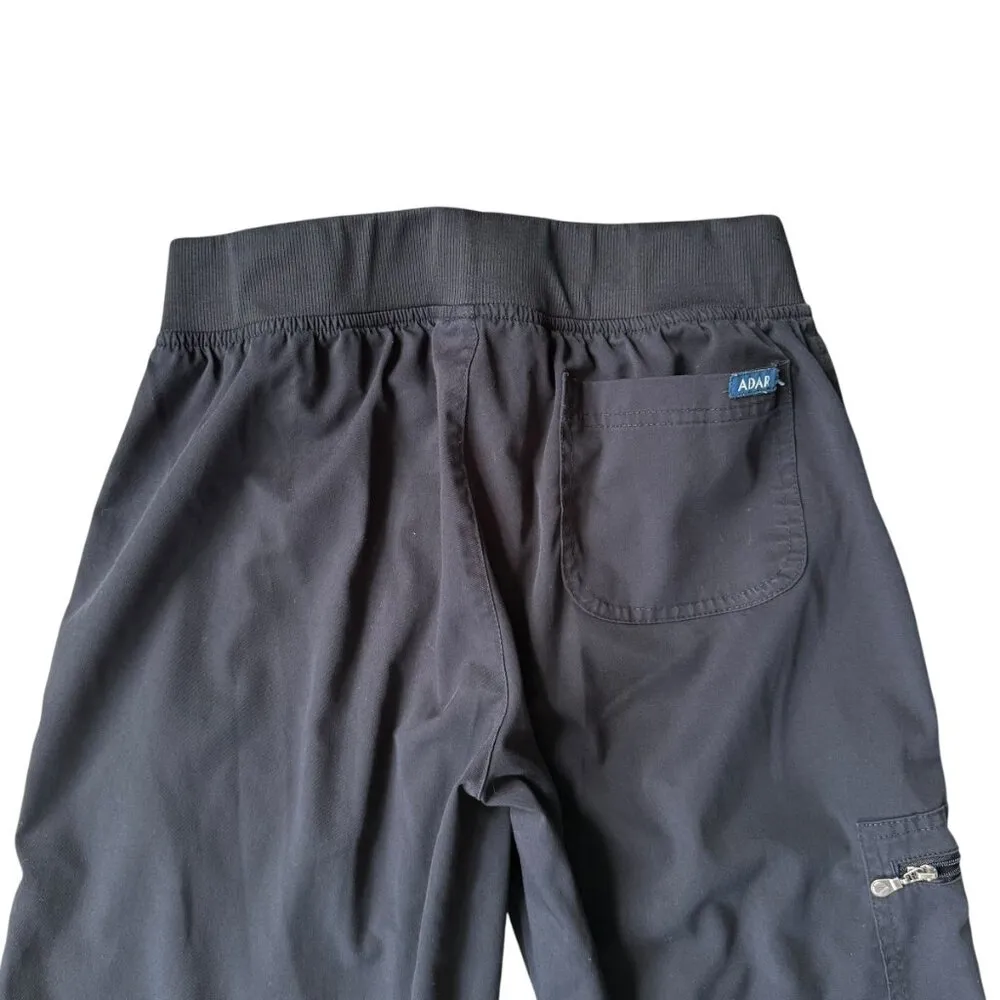 ADAR PRO black pull on drawstring pants with pockets women's size small - Image 4