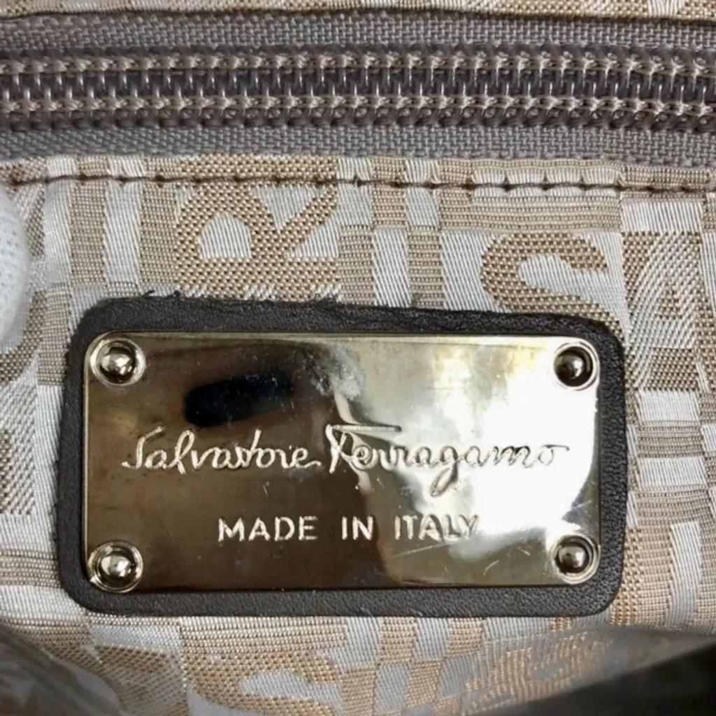 SALVATORE FERRAGAMO Leopard Jungle Print Crossbody Shoulder Boston Bag NWOT - Image 8