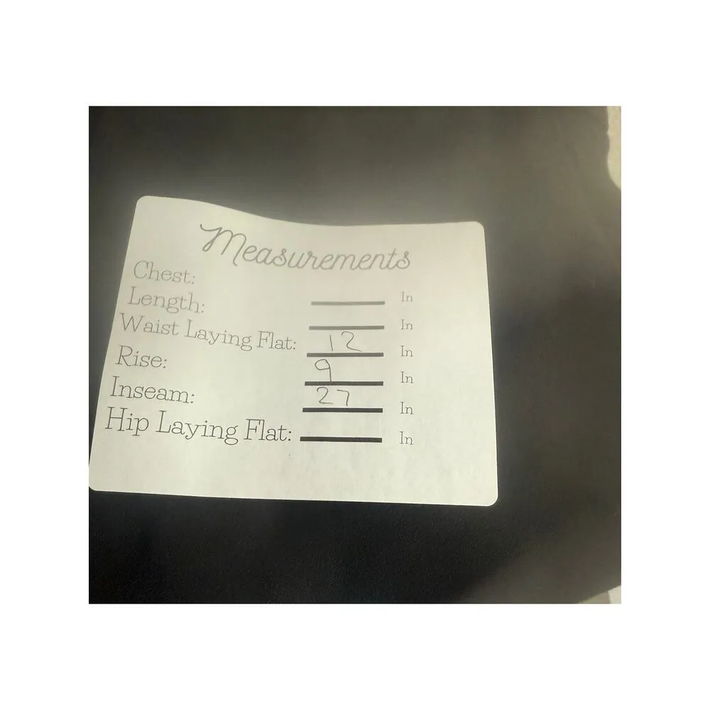 Zara Straight Leg Career Trouser Dress Pants Pockets Clasp Button Close XS Black - Image 8