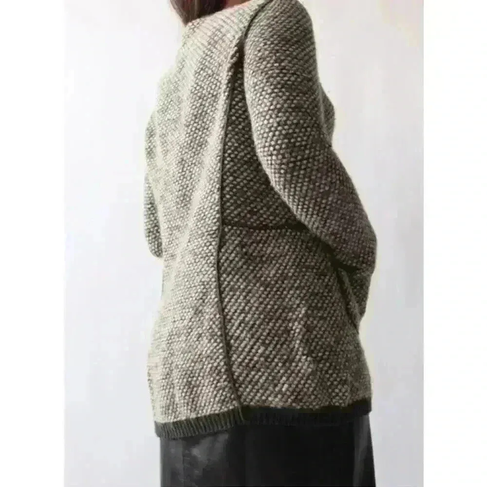 Vintage Les Copains Alpaca Wool Blend Cardigan Sweater, sz 42 - Image 3