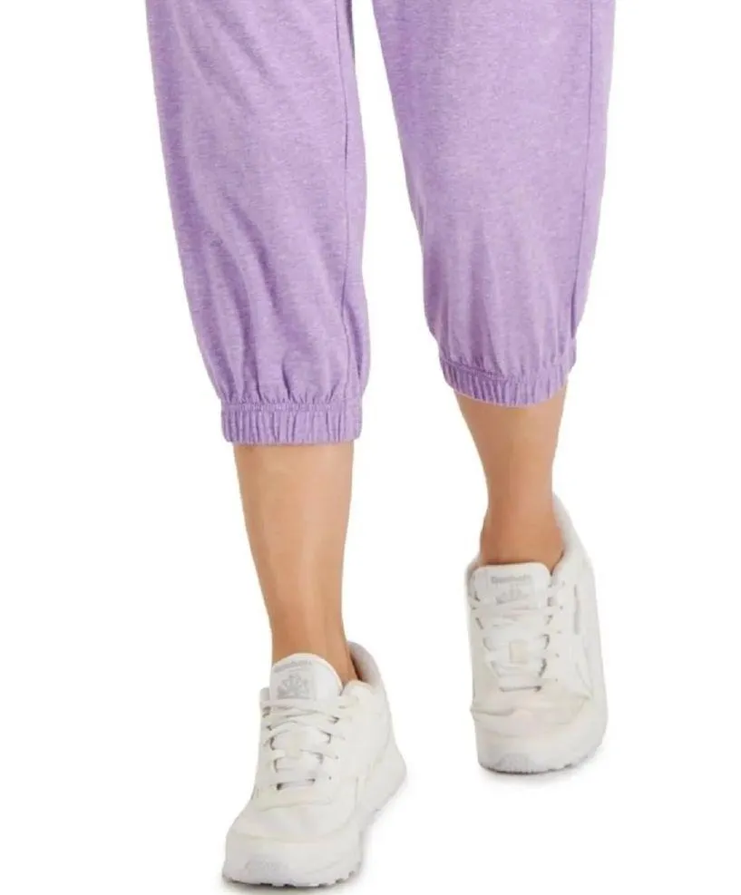 ID Ideology Performance Cropped Jogger Pants, Purple Plus Size 2X New w/Tag - Image 3
