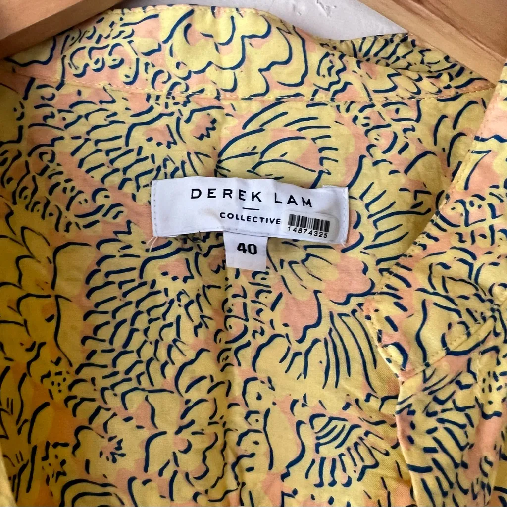 DEREK LAM Collective Paisley Floral Dress Women’s SIZE 40‎ - Image 6