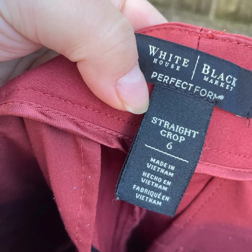 WHBM PERFECT FORM STRAIGHT CROP PANT - Image 3