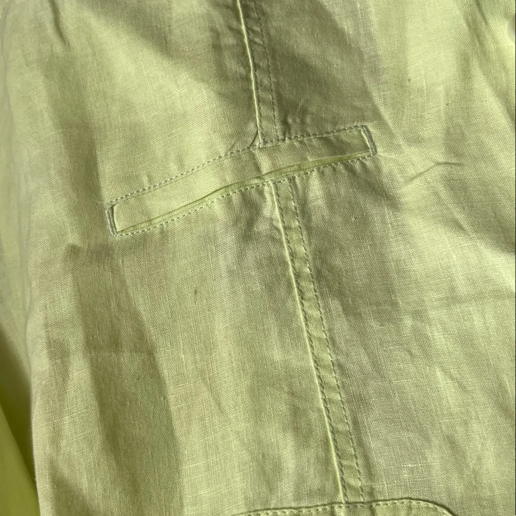 Chicos Lime Green Button-Up Blazer Size 1 / Medium - Image 4