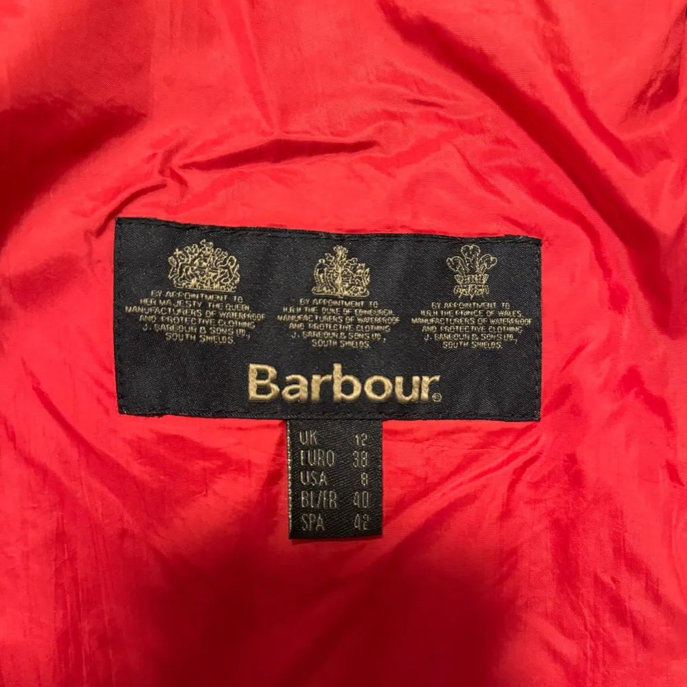 Barbour Cavalry Polarquilt Quilted Jacket in RED - Image 9