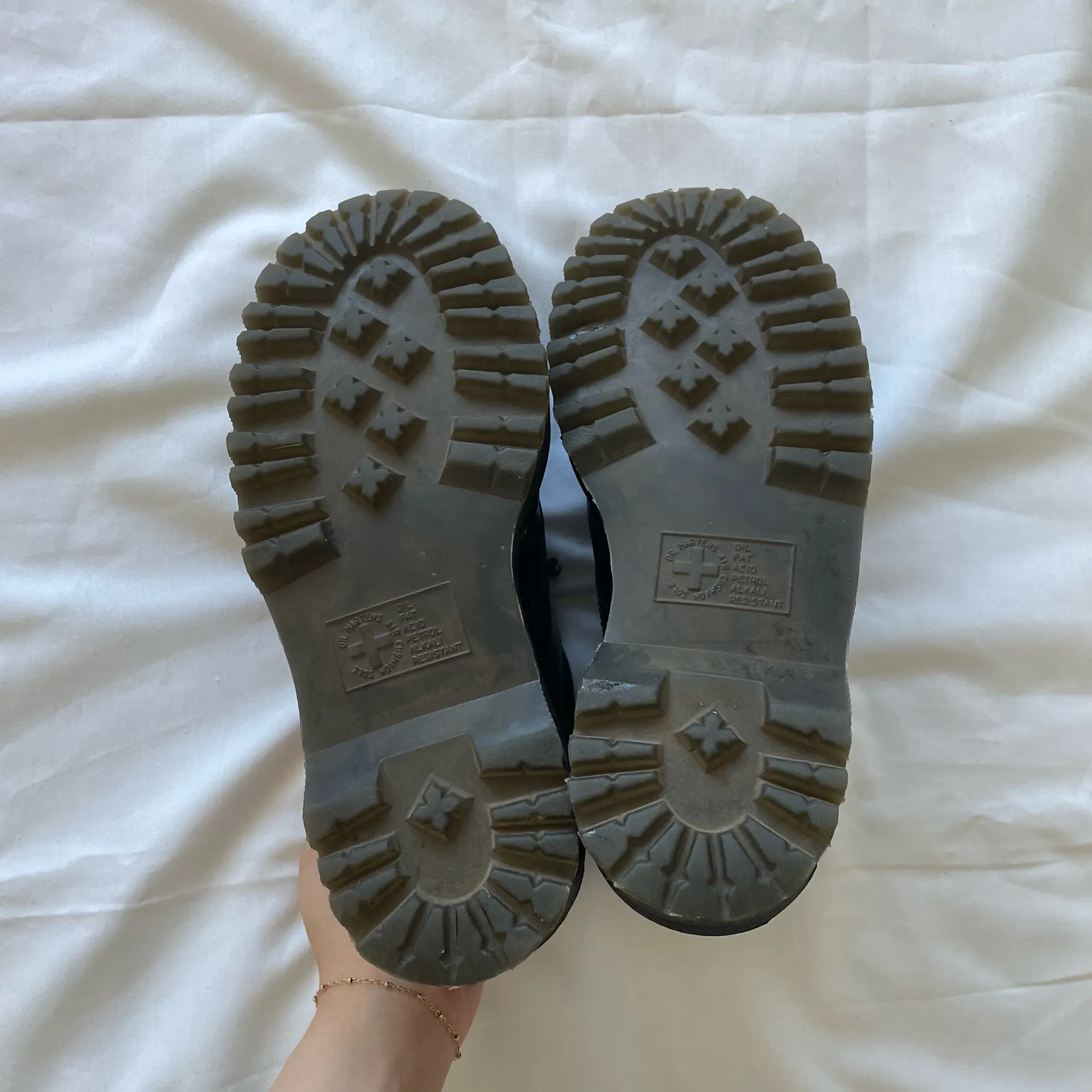 Black Dr. Martens 8053 QUAD platform loafers/oxford air wair  - Image 4