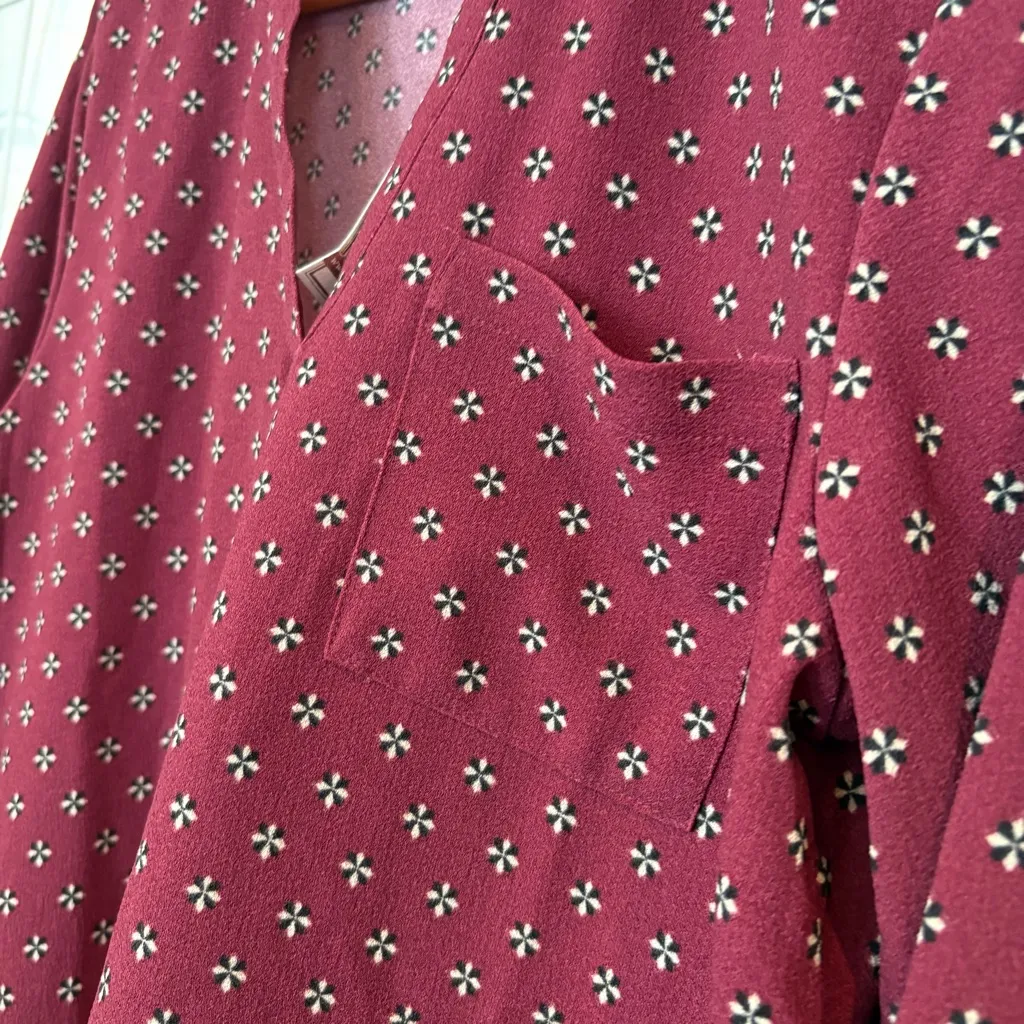 Mud Pie Burgundy‎ Dress Size Medium - Image 3