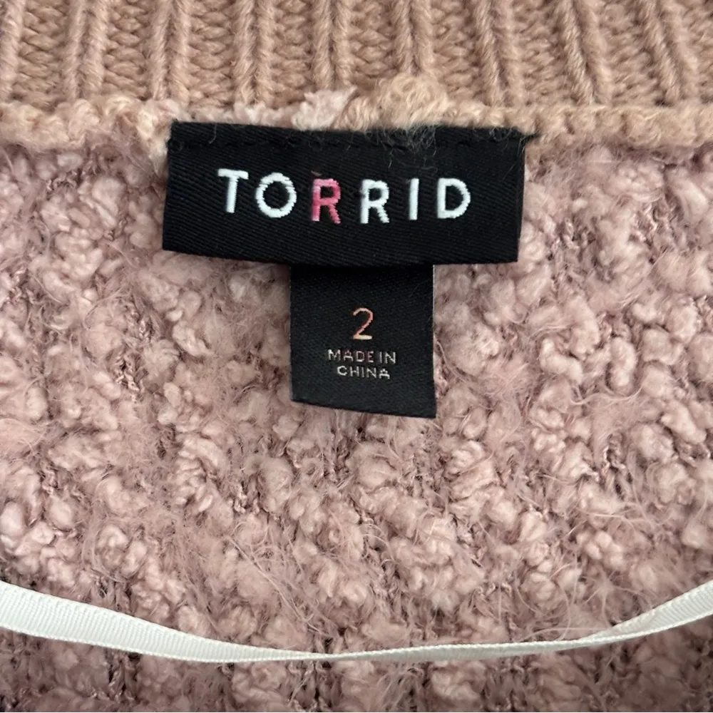 Torrid Striped Sweater Boucle Cozy Knit Pullover Womens Size 2X Multicolor - Image 6