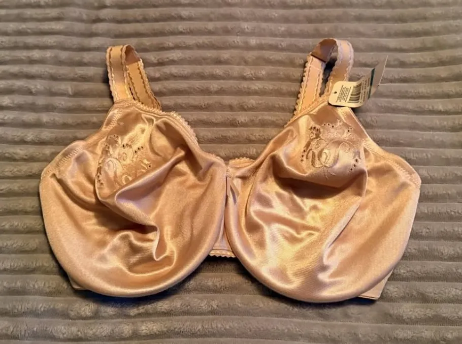 NEW Wacoal 36DDD (F) Nude Slimline Seamless Underwire Minimizer Bra 85154 $65 - Image 1