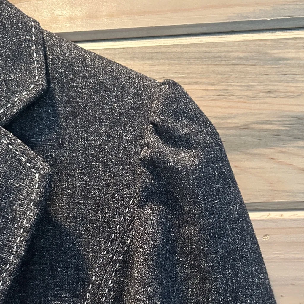 White House Black Market Dark Grey Blazer - Image 7