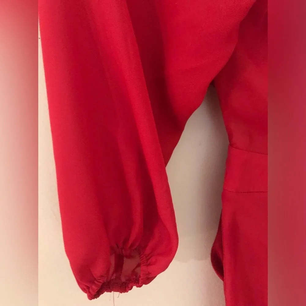 Nasty Gal NWT  sheer tie front jumpsuit - Image 9