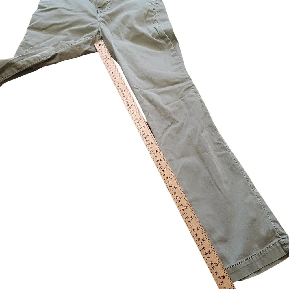 Banana Republic Green Straight Leg Jeans Soft Size 2 Work Pants Casual Bottoms - Image 7