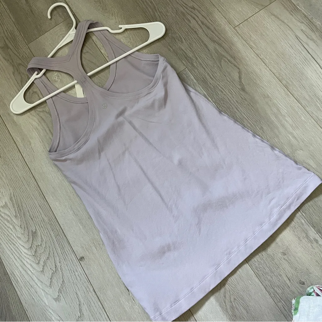 Lululemon Racerback Tank Top cool womens Purple (size 8) workout athleisure gym - Image 4