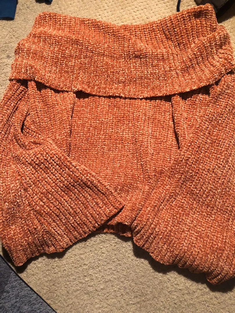 Forever 21 Off The Shoulder Burnt Orange Top - Image 2