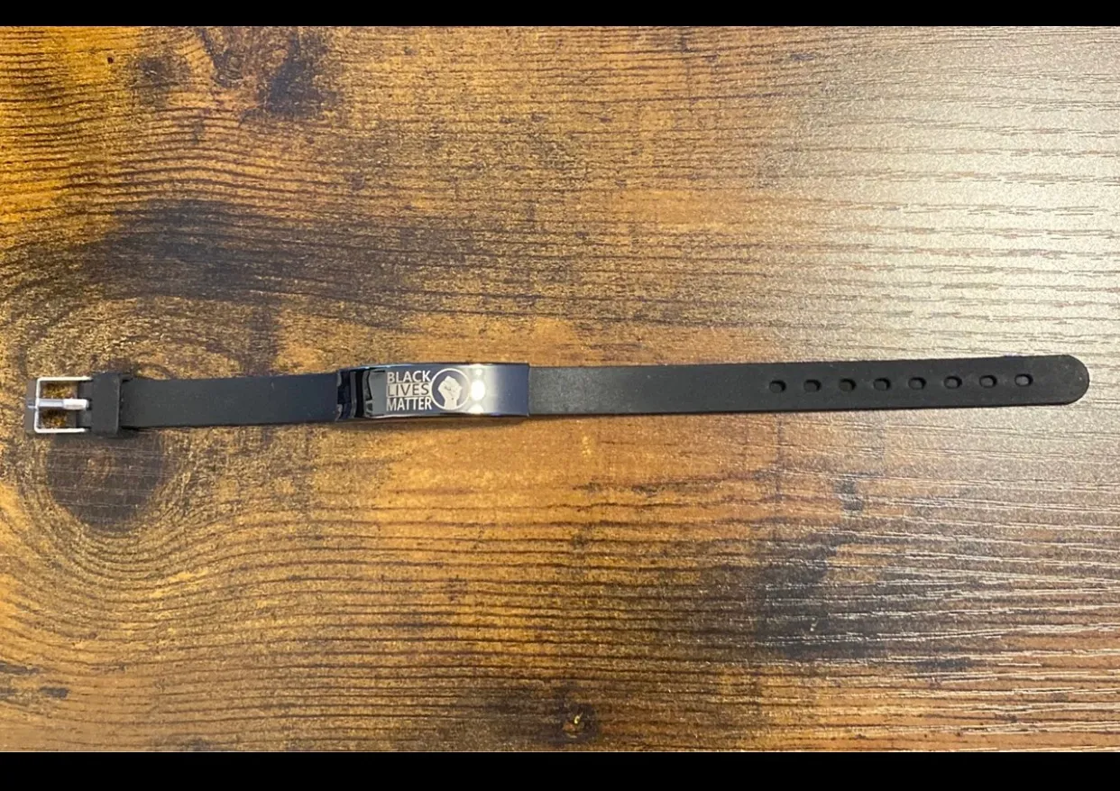 Black Lives Matter Silicone Bracelet - Image 3