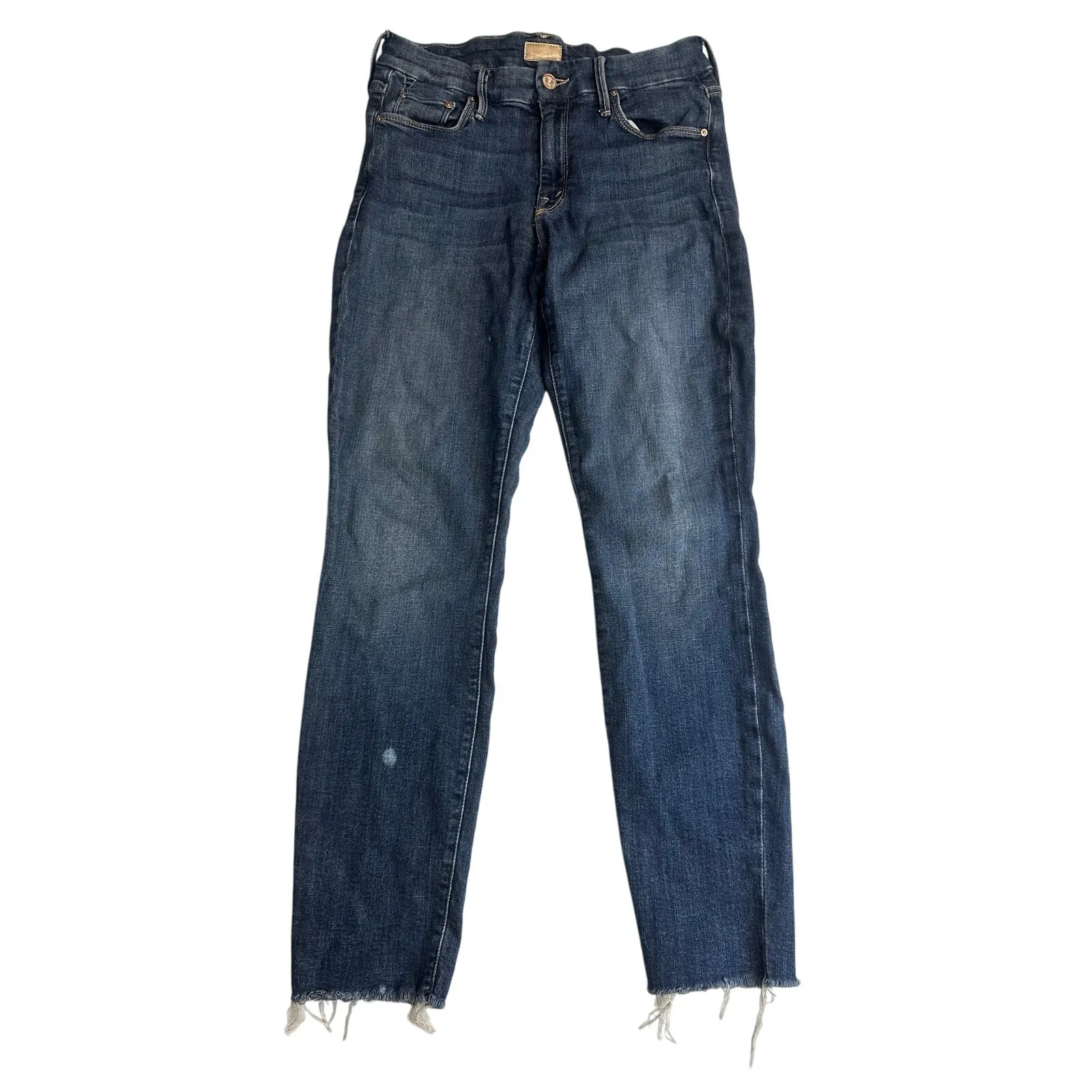 MOTHER Denim Looker Ankle Fray in Girl Crush size 28 Blue - Image 2