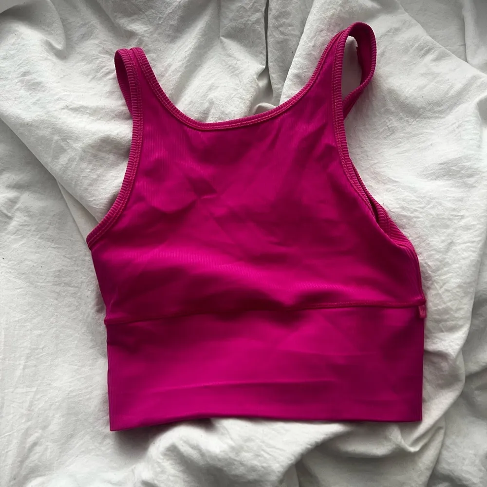 Lululemon Power Pivot Tank Rib Sonic Pink - Image 5