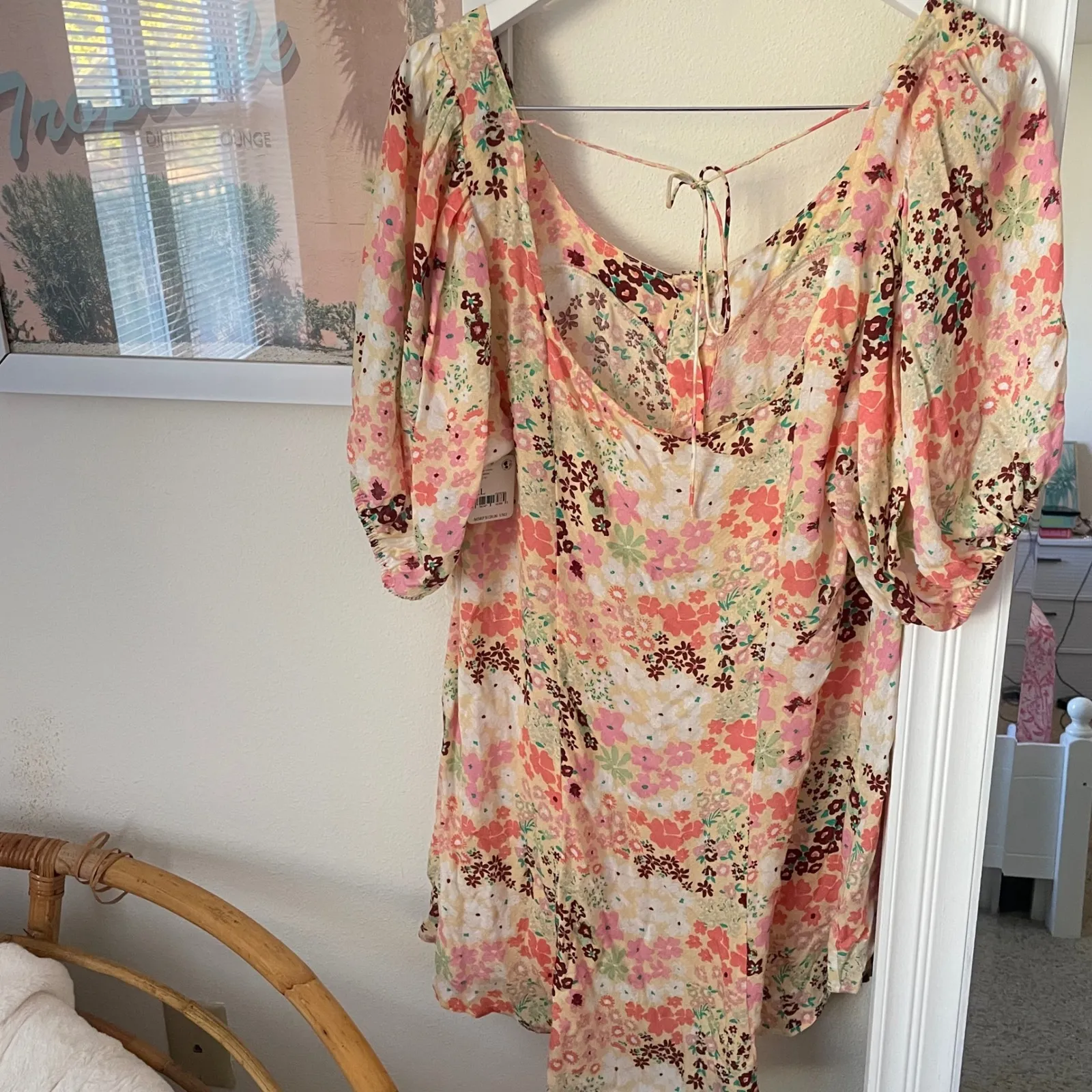 Free People Callie Scoop Neck Tunic Blouse Dress Top in XL - Image 6