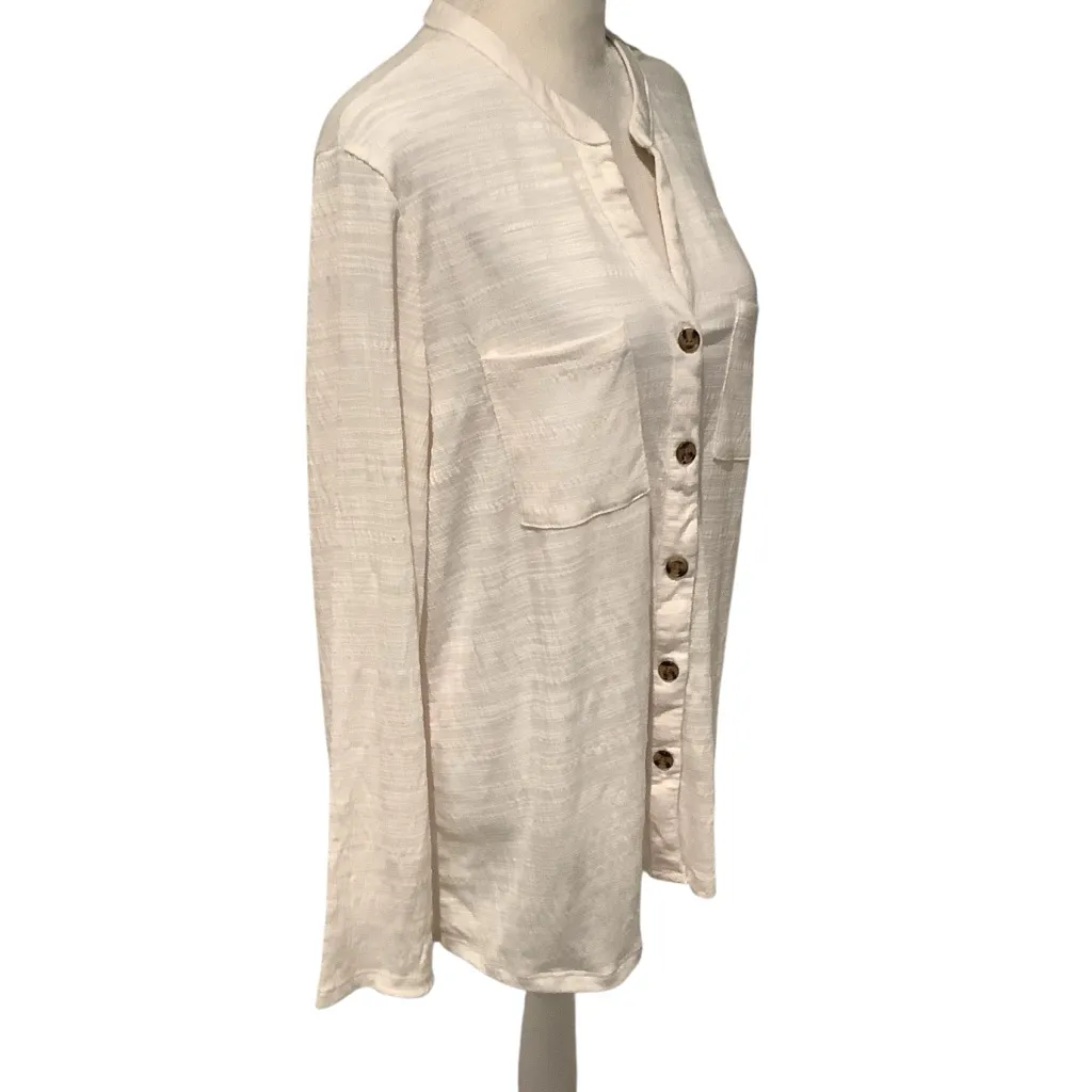 Carolyn Taylor Button Down Long Sleeve or 3/4 Sleeves SEE PIC. Size XL BRAND NEW - Image 3