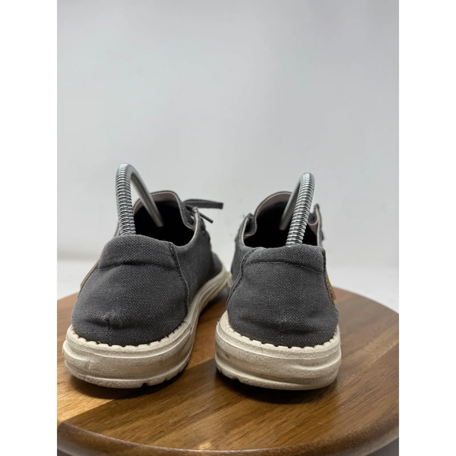 Hey Dude Wendy Chambray Off‎ Black Slip On Loafer Shoes Size 9 Womens - Image 8