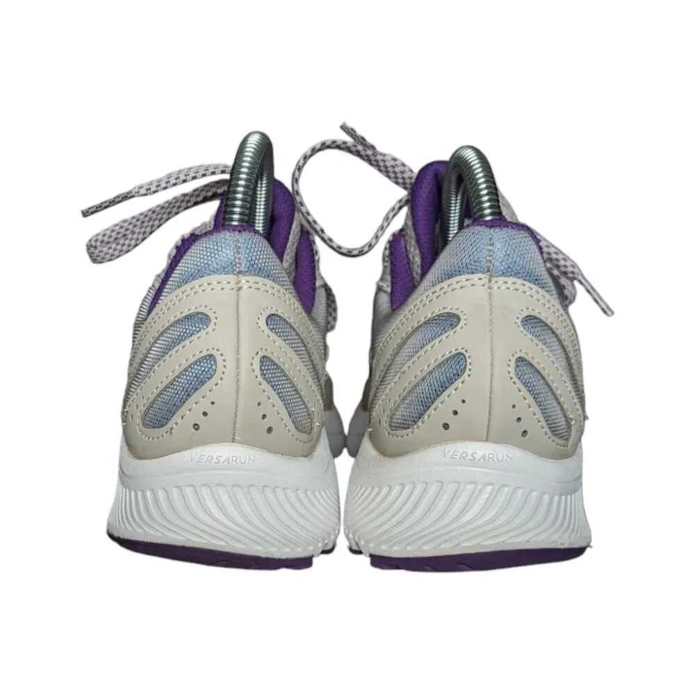 Saucony Cohesion 15 Running Shoes Sneakers Gray Purple Grape Pop Womens 7.5 Grey - Image 4