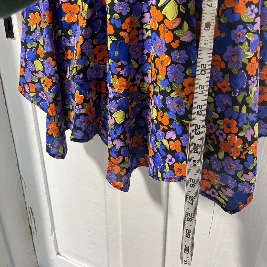 Princess Polly Barrett Mini Dress Dark Floral size 8 - Image 8