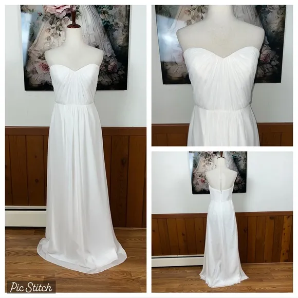 Beautiful B2 Jasmine Simple Chiffon Wedding Gown! - Image 2