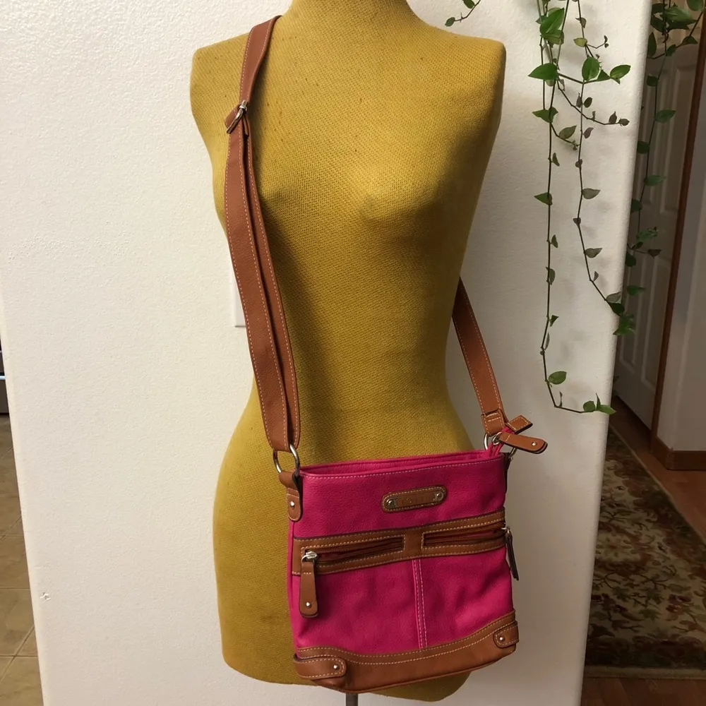Women's  handbag made of leather over the shoulder - Image 2