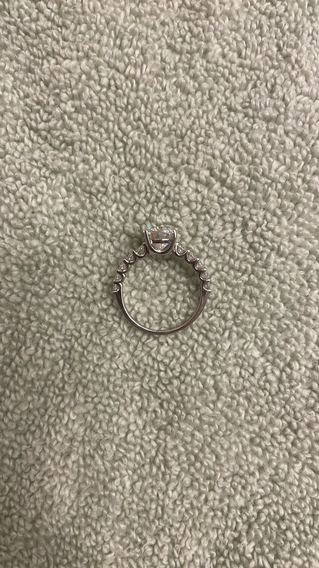 Engagement/Wedding Ring Silver - Image 4