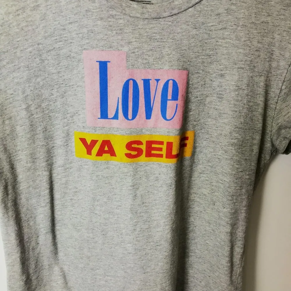 Mighty Fine Love Ya Self T Shirt Graphic Tee Top Short Sleeve Cotton Solid Logo - Image 5