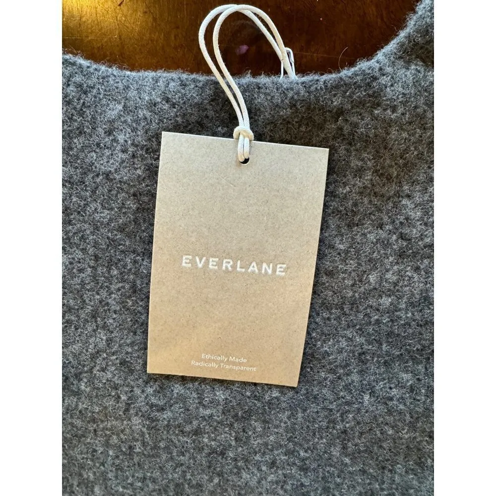 Everlane Heathered Charcoal Yak And‎ Wool Blend The Cozy Stretch Tank Size S NWT - Image 6