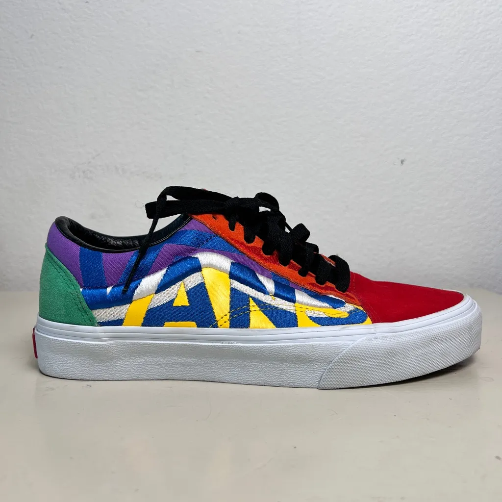 Vans Unisex Old Skool Skate Shoes Multicolor 721454‎ Men’s 7.5 / Women’s 9 - Image 4