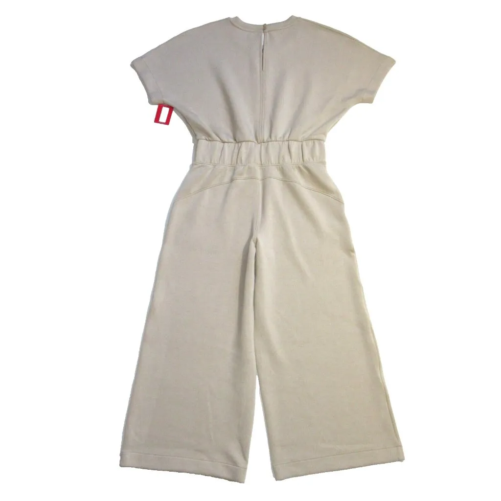NWT Spanx 50625R AirEssentials Cropped Wide Leg Jumpsuit in Tahini M - Image 5
