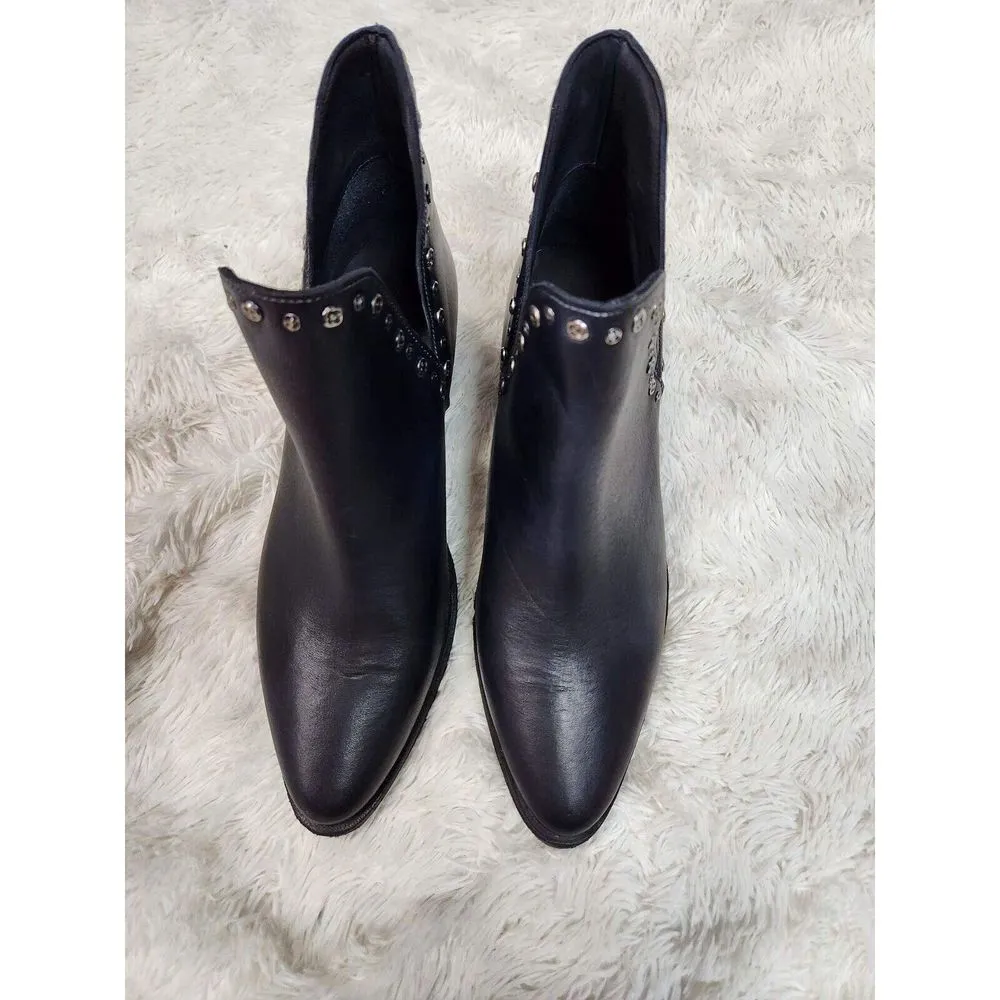 Free People Studded Charm Double V Ankle Boots Size 8.5 - Image 5