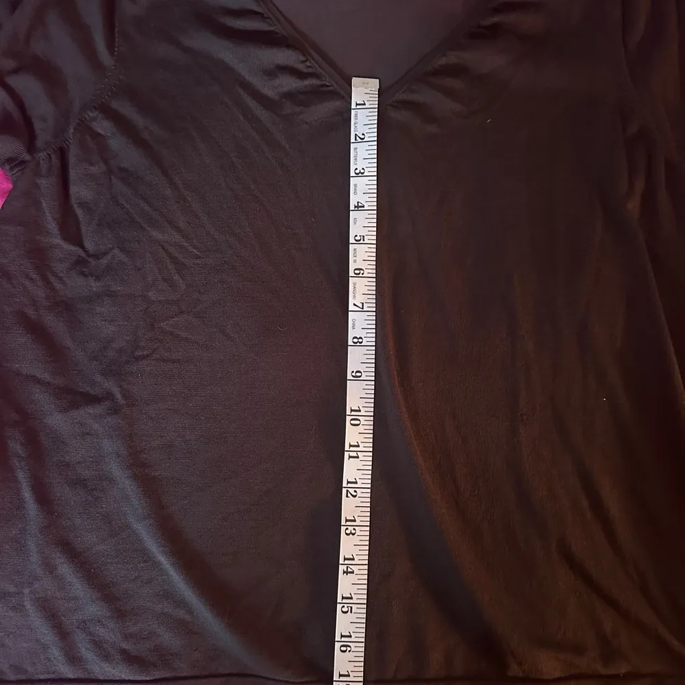 Vtg Y2K Silk Blend Semantiks Short Sleeved Sweater in Mocha, Size 2X, NWOT Brown - Image 6