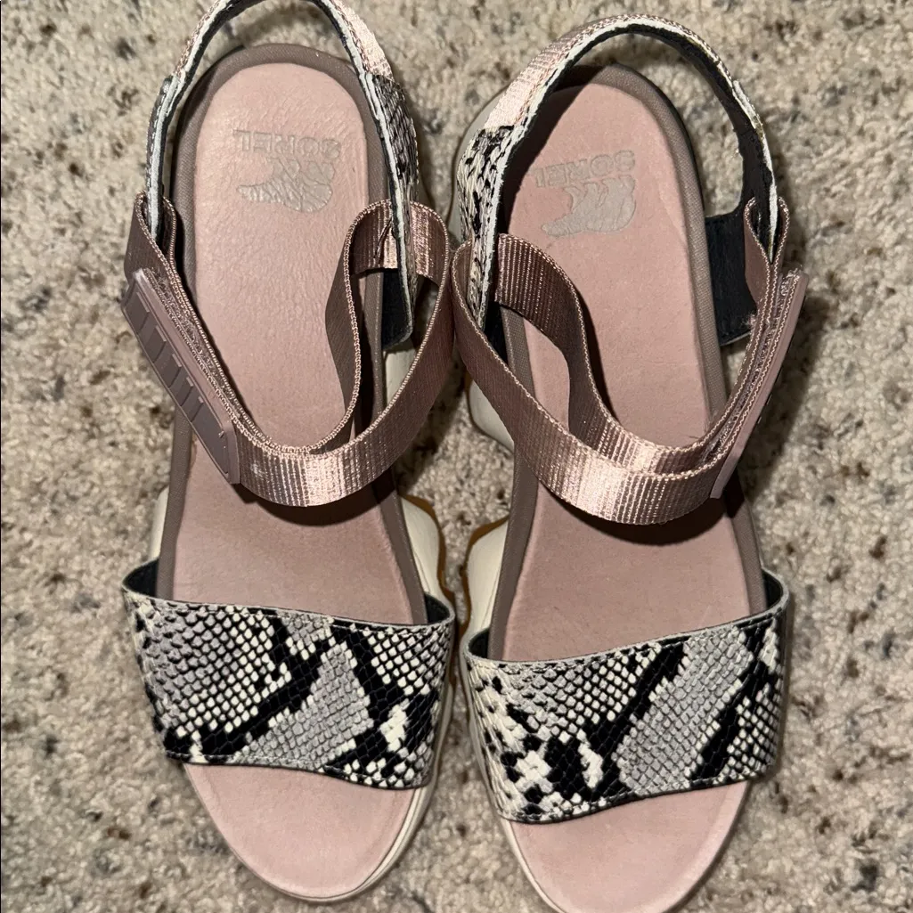 SOREL WOMEN'S KINETIC™ SANDAL 7.5 MAUVE VAPOR - Image 4