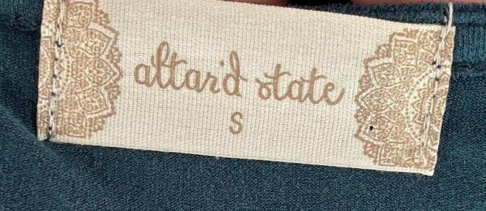 Altar'd State Suede Crochet Long Sleeve Blouse Top - Image 5