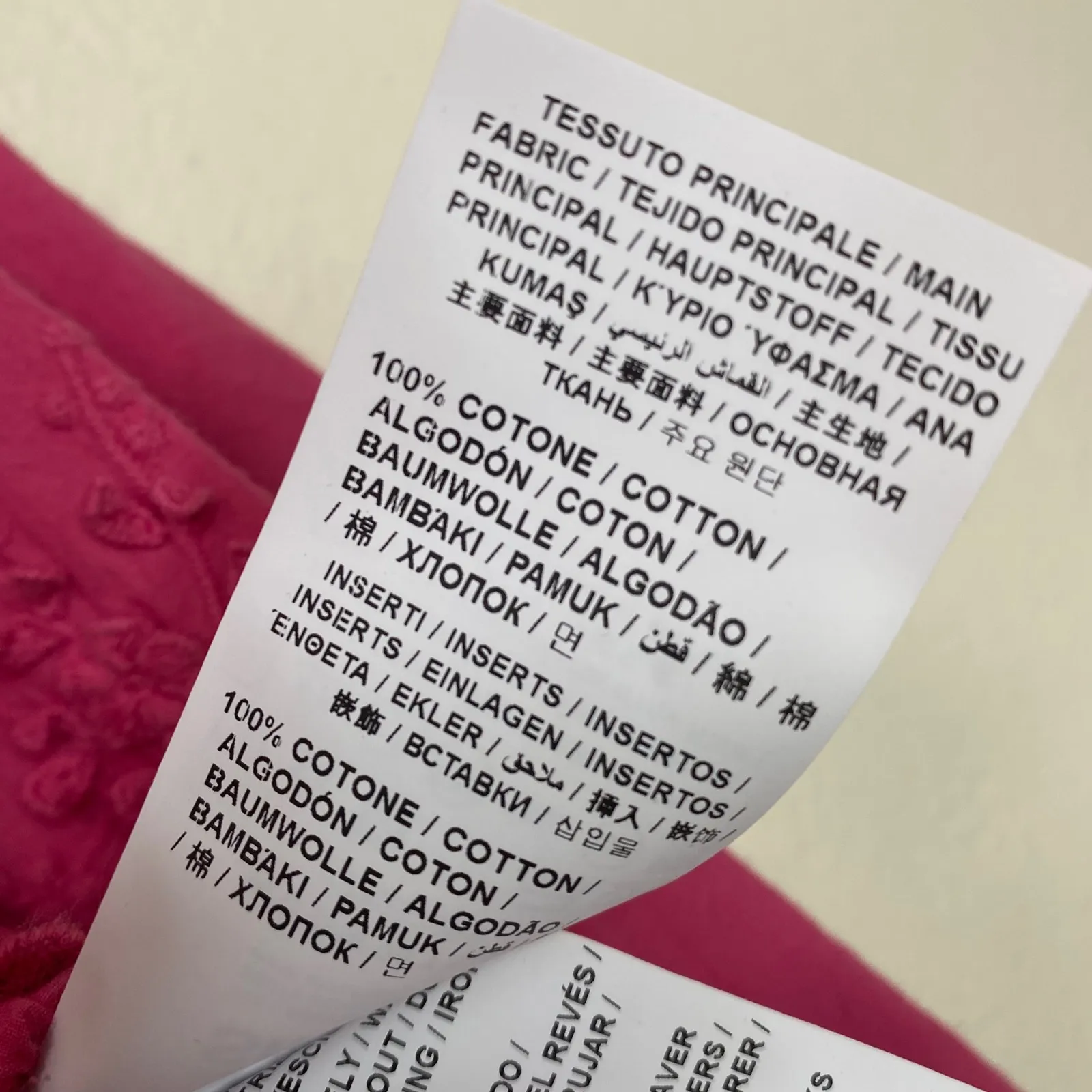 LOVE MOSCHINO Pink Embroidered Cotton Boho Peasant Blouse Top Cottage Size 8 - Image 8