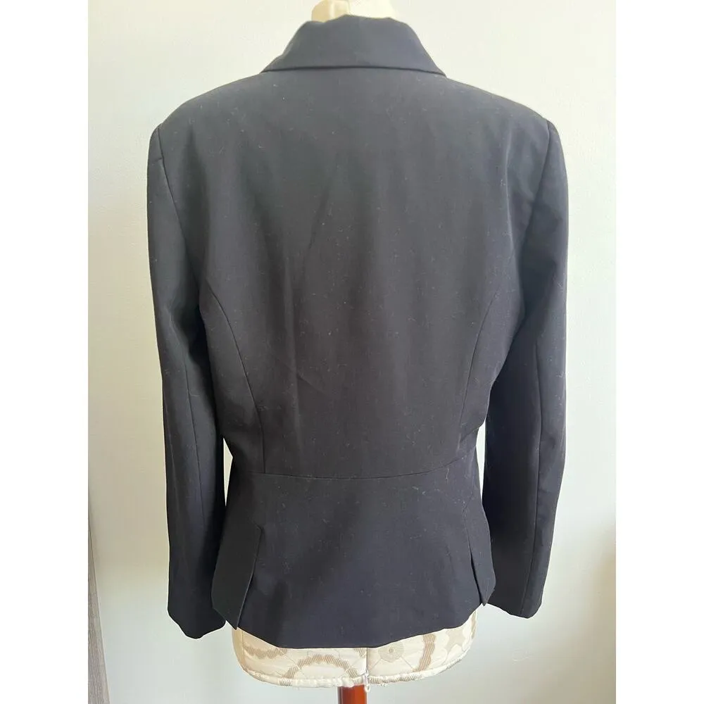 Worthington Single Buttoned Classic Black Business Blazer Size 14 - Image 5