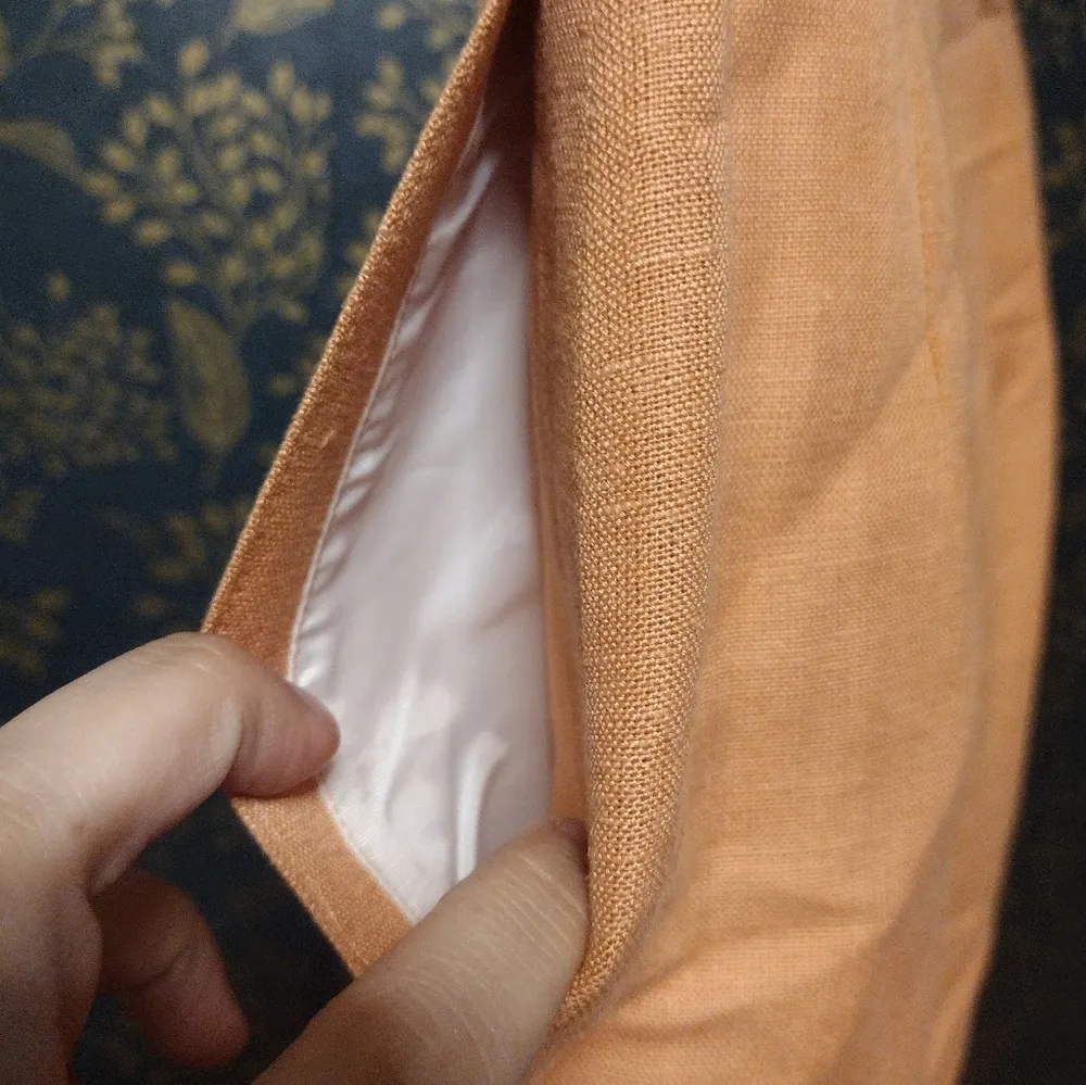 Harve Benard linen Blend Midi skirt Peach - Image 3