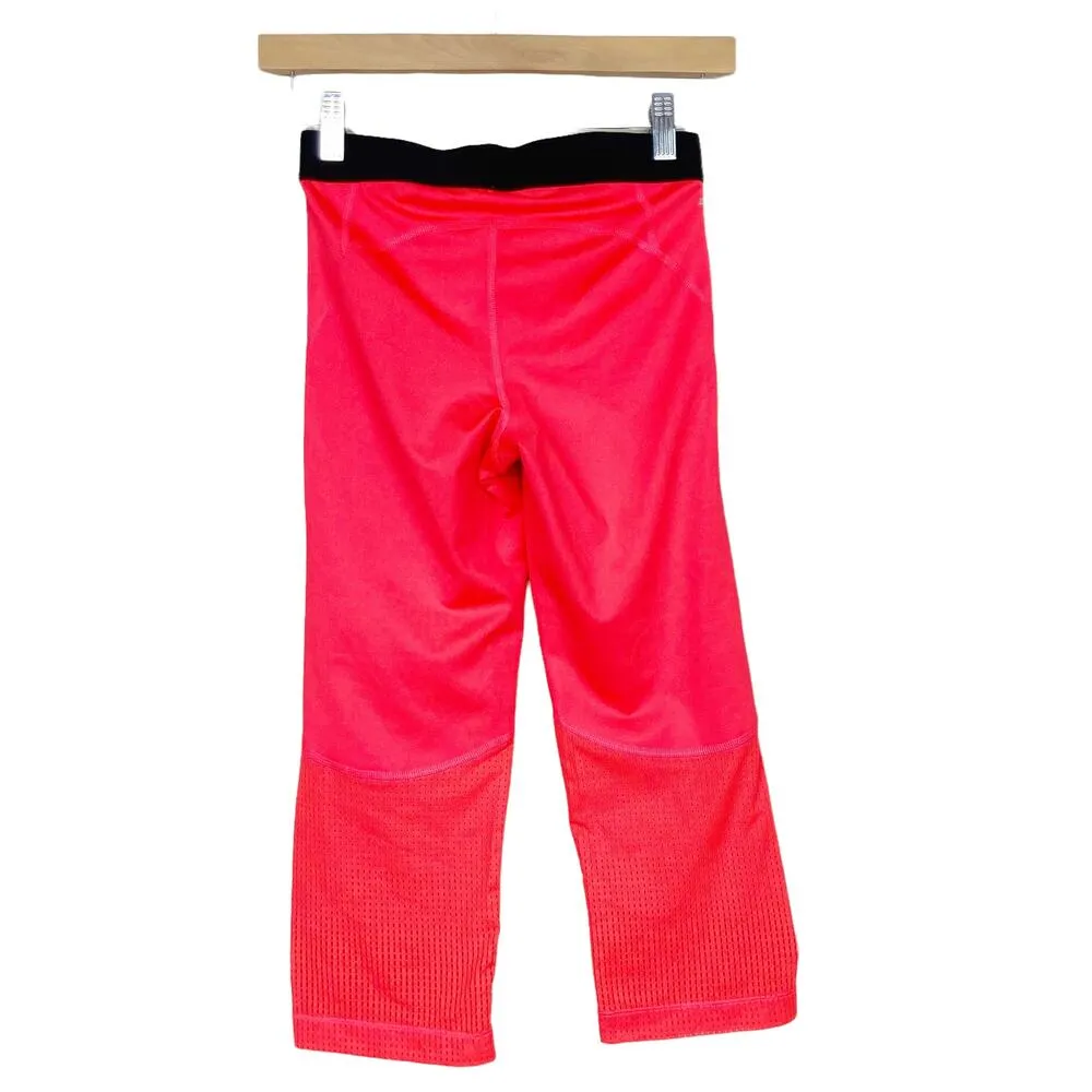 Nike Pro Hypercool Neon Coral Leggings Sz S - Image 5