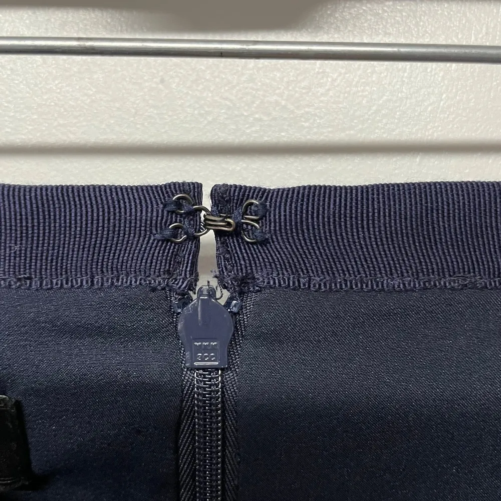 Talbots Womens Red White Blue Boucle Tweed Straight Pencil Skirt Size 10 - Image 5