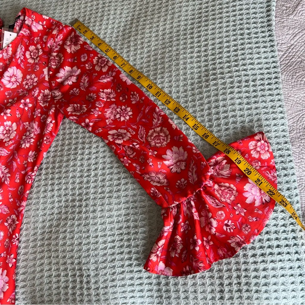 NWT J.Crew Winter Garden Top Womens Small Shirt Blouse Poppy Fields BM928 NEW - Image 7