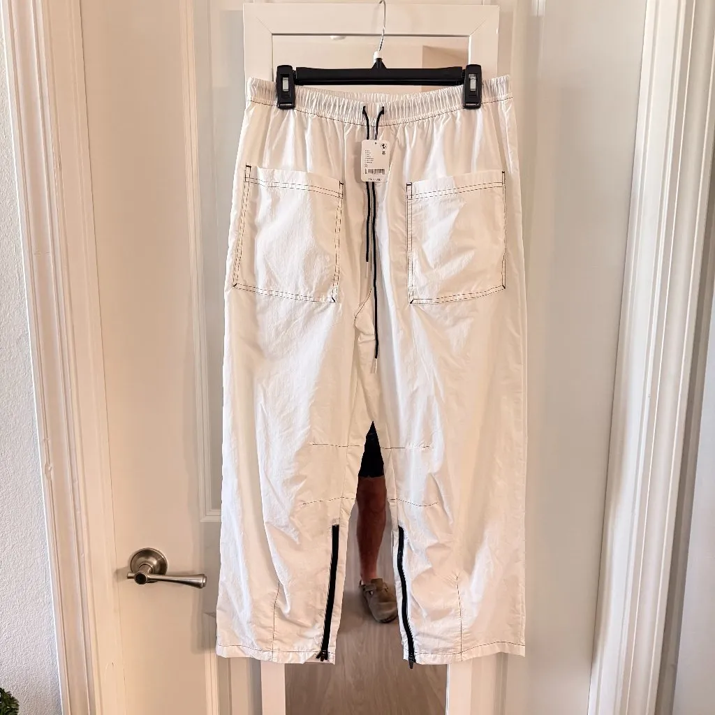 Free People Movement High-Rise Utility Pants White Size Medium NWT - Image 2