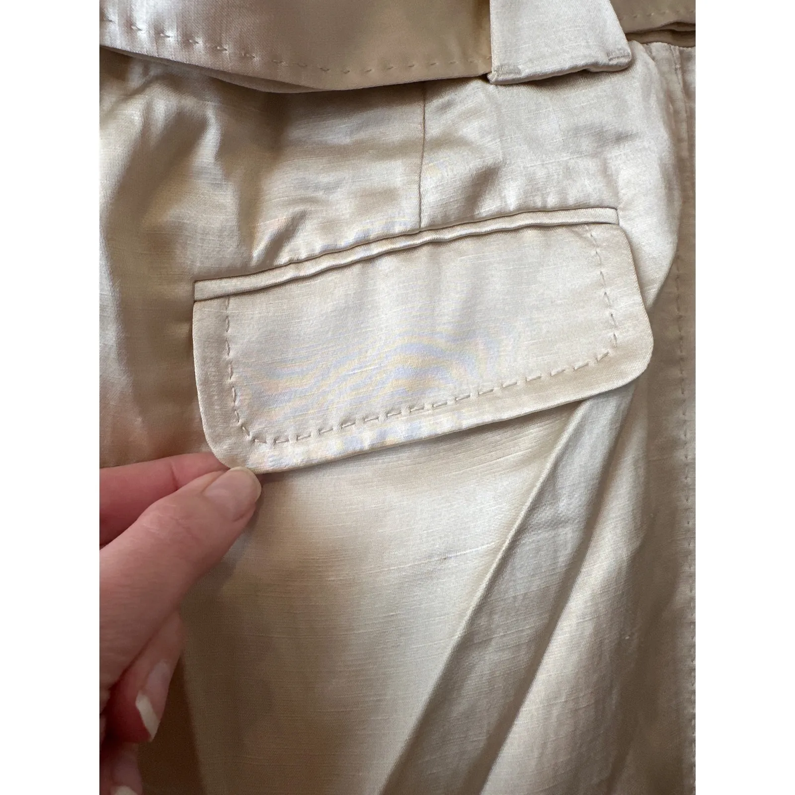 Zimmermann NWT Wonderland Slouch Pant Macadamia Pleated Wide Leg US 10 - Image 10