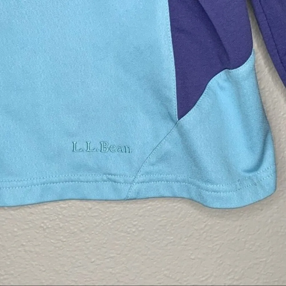 L.L. Bean Wind Stopper quarter zip athletic pullover sweater women’s size small - Image 2